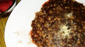 Fregola in guazzetto di fagioli azuki. 1 nuova ricetta per cucinare i legumi