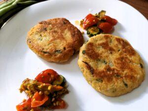 Coccole vegane di patate e zucchine. Ultra buone per l’aperitivo